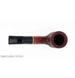 Cherrywood shape pipe in sandblasted briar-Milano pipe