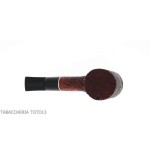 Cherrywood shape pipe in sandblasted briar-Milano pipe