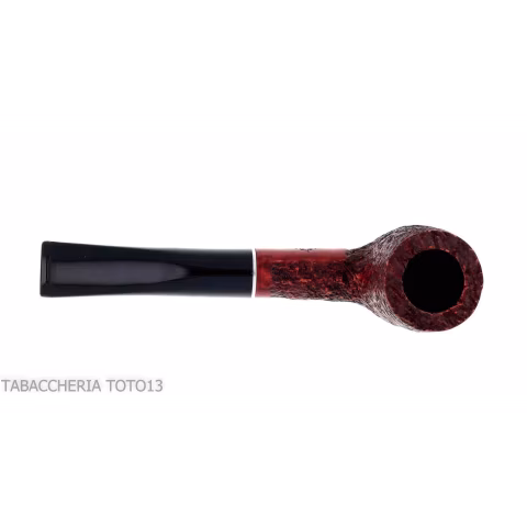 Straight billiard pipe in dark rusticated briar - Tobacco Pipes - Natural root