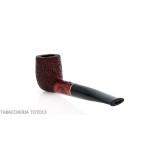 Straight billiard pipe in dark rusticated briar - Tobacco Pipes - Natural root