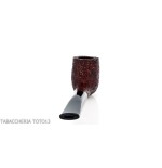 Straight billiard pipe in dark rusticated briar - Tobacco Pipes - Natural root