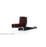 Pipe de billard droite en bruyère rustique foncée - Pipe Pour le Tabac - Racine naturelle