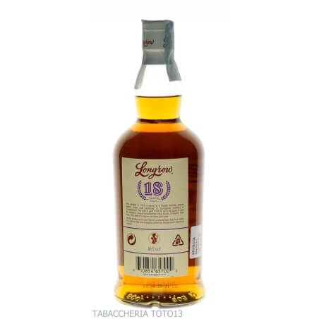 Longrow Peated Single Malt 18 Y.O. Old Release Vol. 46% Cl.70 Springbank Distillery Whisky