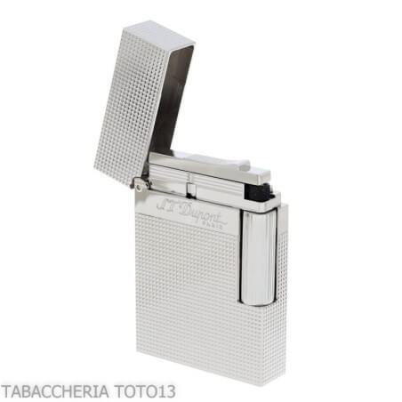 St Dupont lighter line 2 Micro Diamond Head with Palladium - S.t. Dupont