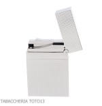 St Dupont Feuerzeug Linie 2 Micro Diamond Head mit Palladium - Feuerzeuge