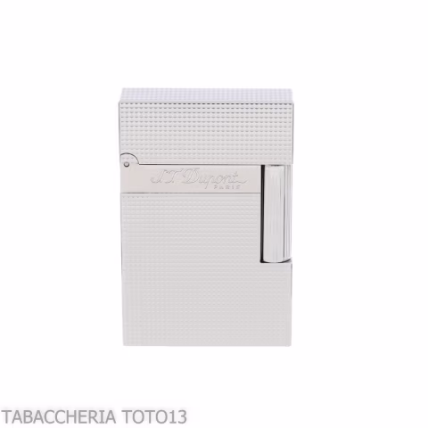 St Dupont Feuerzeug Linie 2 Micro Diamond Head mit Palladium - Feuerzeuge
