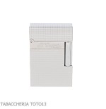 St Dupont Feuerzeug Linie 2 Micro Diamond Head mit Palladium - Feuerzeuge