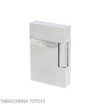 St Dupont Feuerzeug Linie 2 Micro Diamond Head mit Palladium - Feuerzeuge