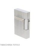 St Dupont Feuerzeug Linie 2 Micro Diamond Head mit Palladium - Feuerzeuge