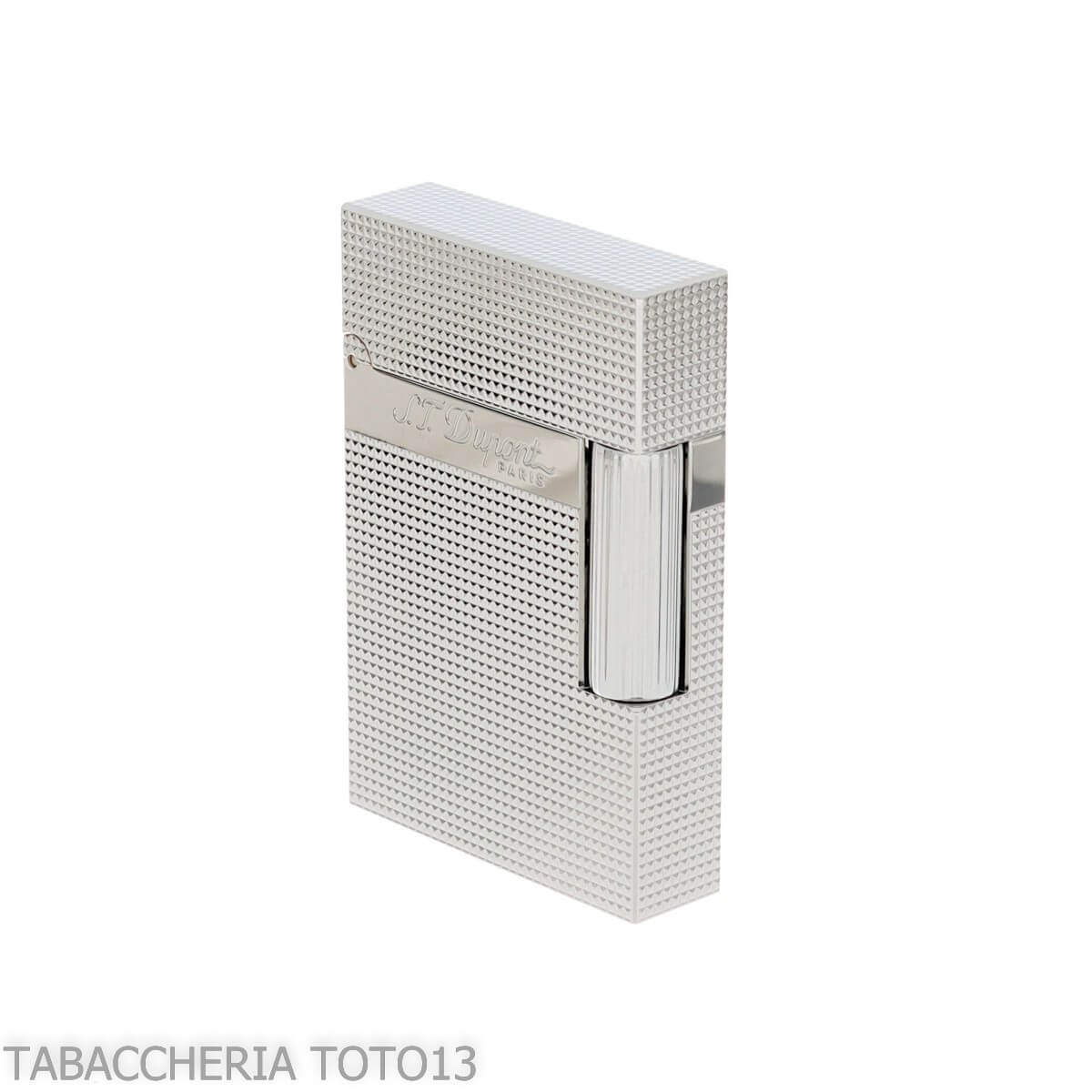 Mechero Dupont L2 DIAMOND HEAD/SILVER