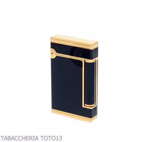 St Dupont lighter line D lady Normandy black Chinese lacquer - Lighters