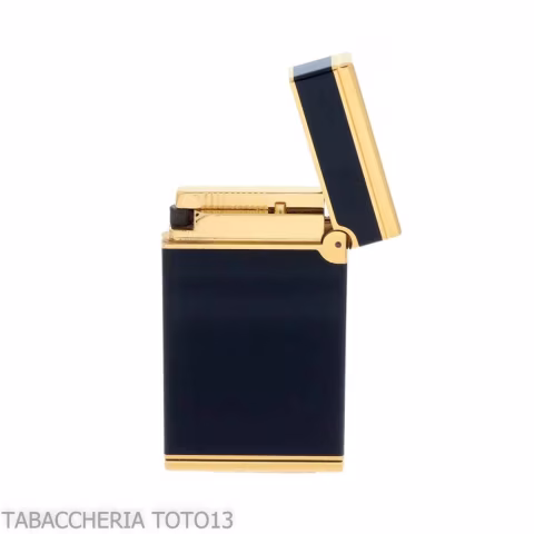 St Dupont lighter line D lady Normandy black Chinese lacquer - Lighters