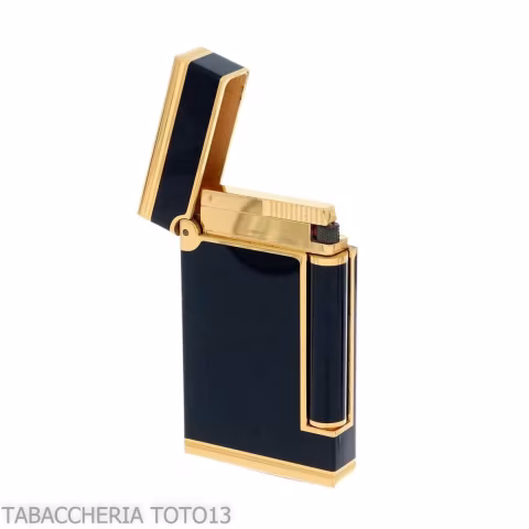 St Dupont lighter line D lady Normandy black Chinese lacquer - Lighters