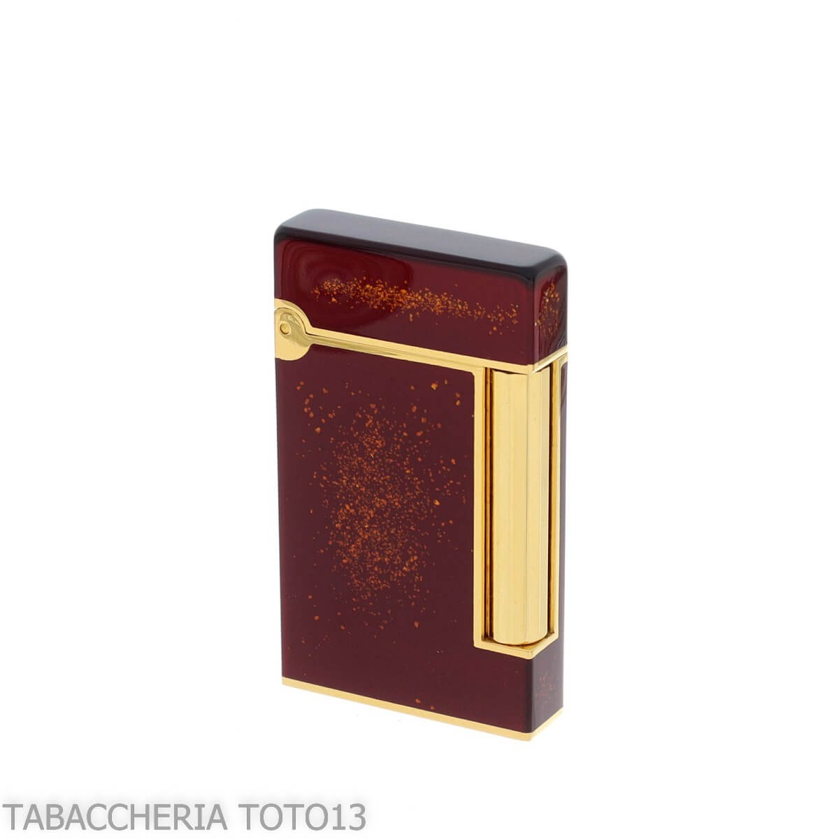 S.T. Dupont line D lady lacquer of China and gold dust lighter.