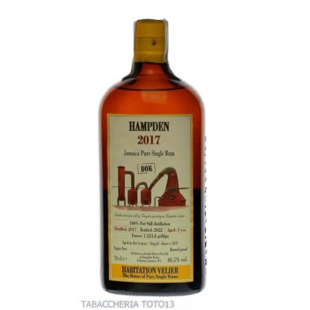 Habitation Velier Hampden 2017 DOK Jamaica rum vol.60,5% cl.70