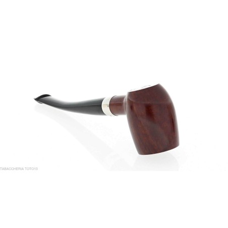Pipe Peterson Barrel P-Lip Spécialité Nickel Lisse - Pipe Pour le Tabac - Racine naturelle