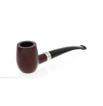 Pipe Peterson Barrel P-Lip Spécialité Nickel Lisse - Pipe Pour le Tabac - Racine naturelle