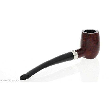 Pipe Peterson Barrel P-Lip Spécialité Nickel Lisse - Pipe Pour le Tabac - Racine naturelle