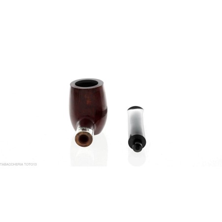 Pipe Peterson Barrel P-Lip Spécialité Nickel Lisse - Pipe Pour le Tabac - Racine naturelle