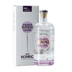 Nonino Distillatori - Nonino grappa the monovarietal merlot Vol.41% Cl.70