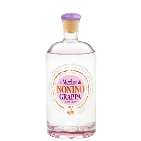Nonino grappa the monovarietal merlot Vol.41% Cl.70 - Spirits - Marcs