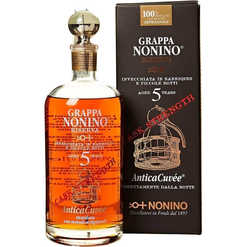 Nonino Antica Cuvee 5 años Barril Fuerza Vol.59,9% Cl.70 Nonino Distillatori Grappe