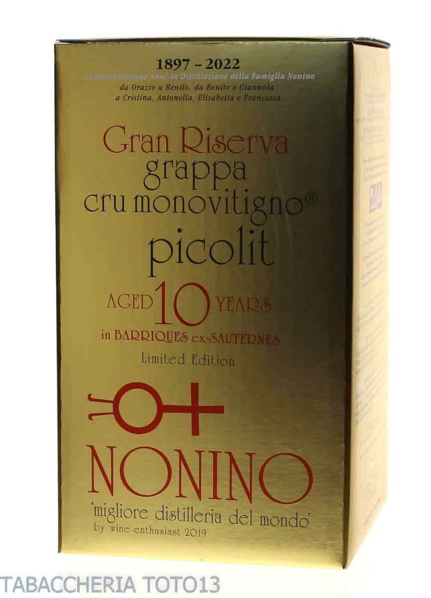 10 reserve 125th years monovitigno picolit cru grappa edition Nonino