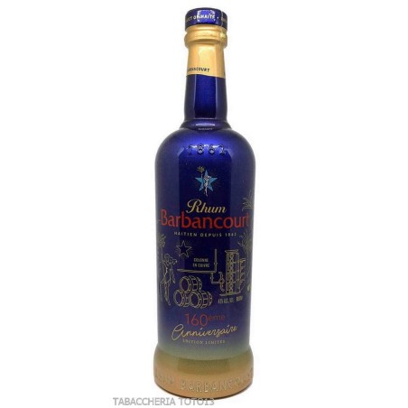 Barbancourt 160th anniversary 8 ans Vol.43% Cl.70 - Distillati