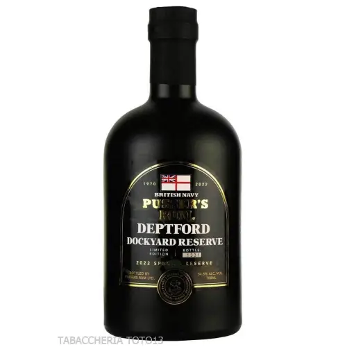 Pusser's British Navy Deptford dockyard reserve Limited edition Vol.54,5% Cl.70 - Distillati
