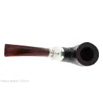 Peterson Newgrange spigot Sandblasted 01 Fishtail Bent Pot - Pipe