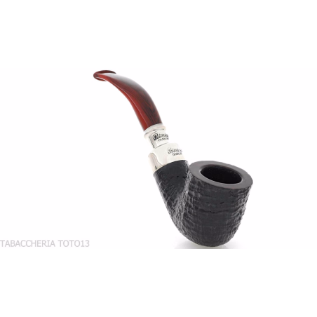 Peterson Newgrange spigot Sandblasted 01 Fishtail - Pipe Pour le Tabac - Racine naturelle