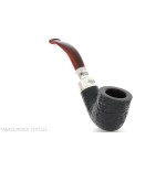 Peterson Newgrange spigot Sandblasted 01 Fishtail - Pipe Pour le Tabac - Racine naturelle