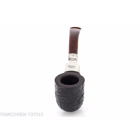 Peterson Newgrange spigot Sandblasted 01 Fishtail - Pipe Pour le Tabac - Racine naturelle