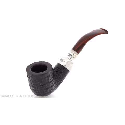 Peterson Newgrange spigot Sandblasted 01 Fishtail - Pipe Pour le Tabac - Racine naturelle