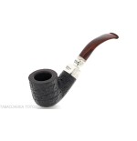 Peterson Newgrange spigot Sandblasted 01 Fishtail - Pipe Pour le Tabac - Racine naturelle