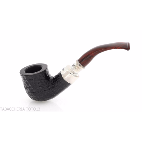 Peterson Newgrange spigot Sandblasted 01 Fishtail - Pipe Pour le Tabac - Racine naturelle