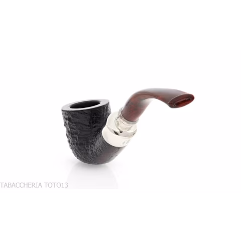 Peterson Newgrange spigot Sandblasted 01 Fishtail - Pipe Pour le Tabac - Racine naturelle