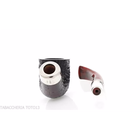 Peterson Newgrange spigot Sandblasted 01 Fishtail - Pipe Pour le Tabac - Racine naturelle