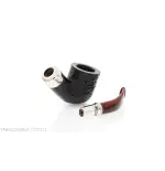 Peterson Newgrange spigot Sandblasted 01 Fishtail Bent Pot - Pipe