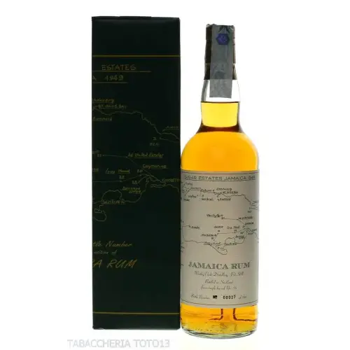 Rum Jamaica sugar estates 1949 Moon Import by Pepi Mongiardino Vol.45% Cl.70 - Distillati