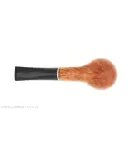 Semi-curved Apple shape pipe in natural shiny briar - Tobacco Pipes - Natural root