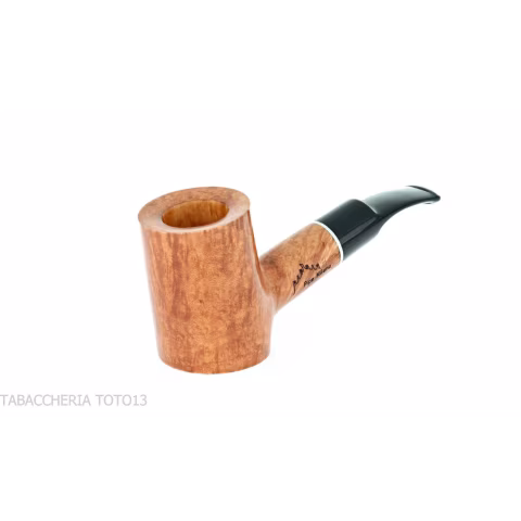 Cherrywood shape pipe in natural shiny briar - Tobacco Pipes - Natural root