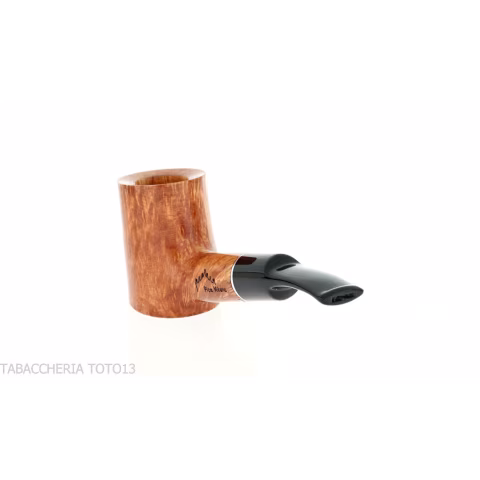 Cherrywood shape pipe in natural shiny briar - Tobacco Pipes - Natural root