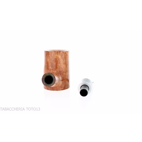 Cherrywood shape pipe in natural shiny briar - Tobacco Pipes - Natural root