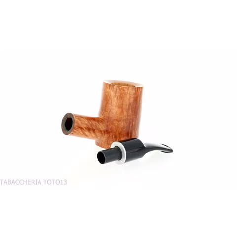 Cherrywood shape pipe in natural shiny briar - Tobacco Pipes - Natural root