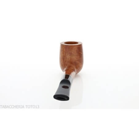 Straight Billiard shaped pipe in natural glossy briar with saddle stem Pipe Milano Milano pipe