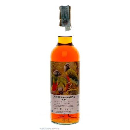 Ron Caribean I Pappagalli Moon Import by Pepi Mongiardino Vol.45% Cl.70 - Licores