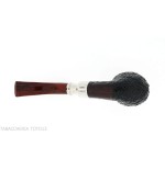 Peterson Newgrange spigot Sandblasted 69 Fishtail Bent Billiard - Pipe