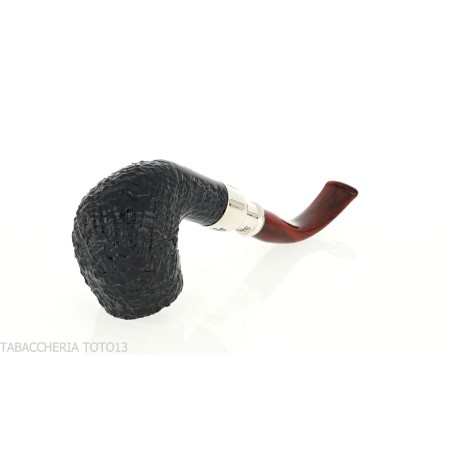 Peterson Newgrange spigot Sandblasted 69 Fishtail Bent Billiard - Pipe