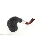 Peterson Newgrange spigot Sandblasted 69 Fishtail Bent Billiard - Pipe